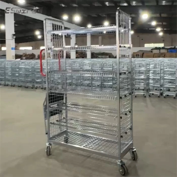 Warehouse Picking Trolley With Steps